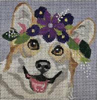 click here to view larger image of Corgie (hand painted canvases)