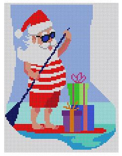 click here to view larger image of Beach Santa (hand painted canvases)