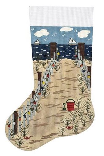 click here to view larger image of Sand Dune Stocking (hand painted canvases)