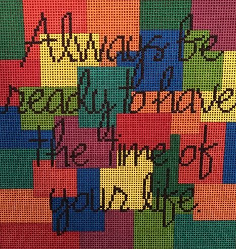 click here to view larger image of Always be Ready for the Time of Your Life (hand painted canvases)