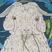 click here to view larger image of Angora Goat (hand painted canvases)
