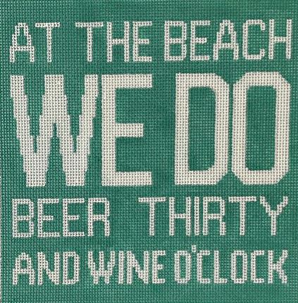 click here to view larger image of At the Beach…Beer Thirty (hand painted canvases)