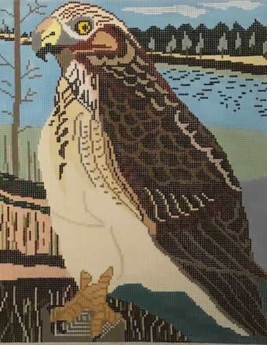 click here to view larger image of Red Tail Hawk (hand painted canvases)
