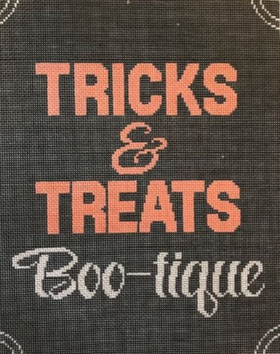 click here to view larger image of Tricks and Treats Boo-tique (hand painted canvases)