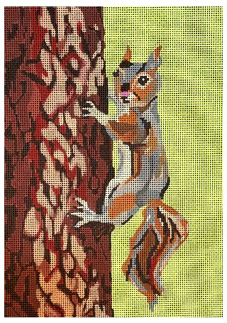 click here to view larger image of Squirrel (hand painted canvases)