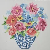 click here to view larger image of Summer Bouquet 7 (hand painted canvases)