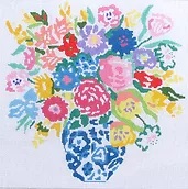 click here to view larger image of Summer Bouquet 8 (hand painted canvases)