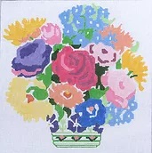 click here to view larger image of Summer Bouquet 10 (hand painted canvases)
