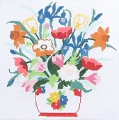 click here to view larger image of Summer Bouquet 12 (hand painted canvases)