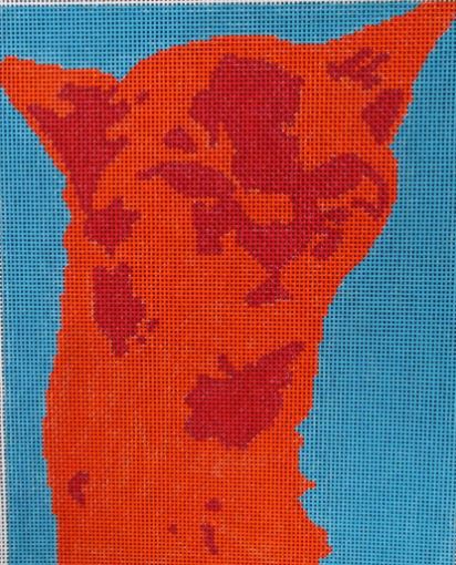 click here to view larger image of Aby Cat (hand painted canvases)