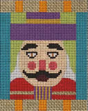 click here to view larger image of Nutcracker w/Purple Hat (hand painted canvases)
