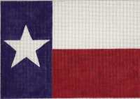 click here to view larger image of Texas Flag Ornament (hand painted canvases)