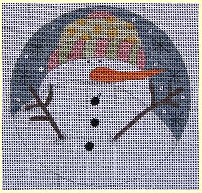 click here to view larger image of Ornament Snowman (hand painted canvases)