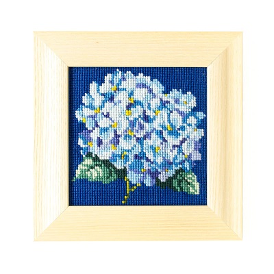 click here to view larger image of Hydrangea Mini Kit (needlepoint kits)