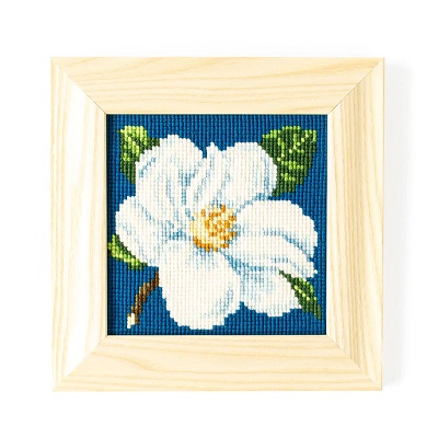 click here to view larger image of Magnolia Mini Kit (needlepoint kits)
