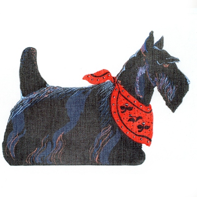 click here to view larger image of Scottie Dummy Board (hand painted canvases)