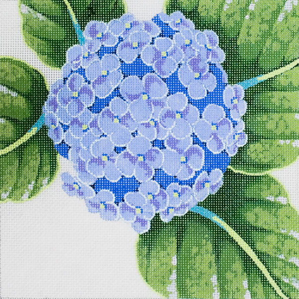 click here to view larger image of Squares - Hydrangea (hand painted canvases)