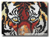 click here to view larger image of Tiger Eyes (hand painted canvases)