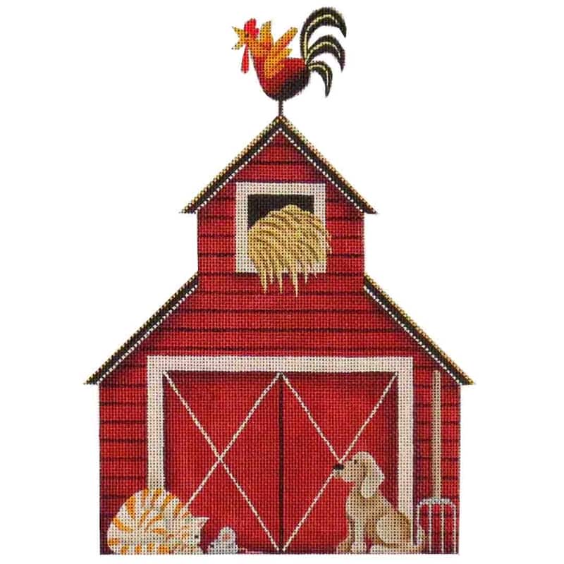 click here to view larger image of Mini Barn (hand painted canvases)
