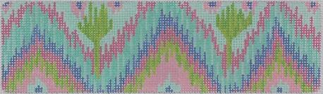 click here to view larger image of Wide Belt - Ikat Bright Pastels (hand painted canvases 2)