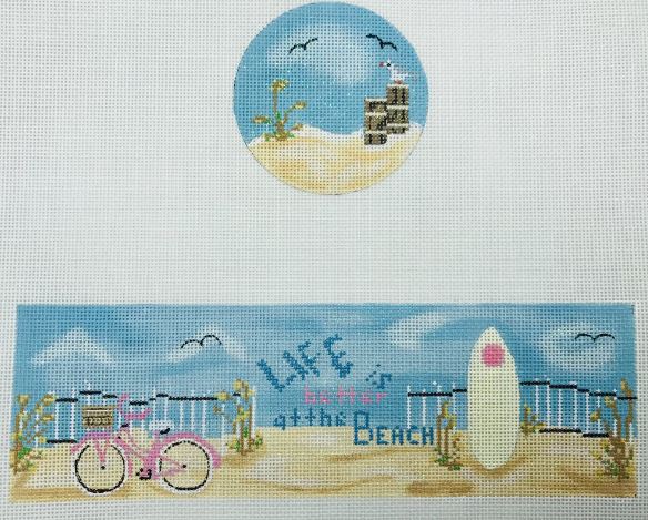 click here to view larger image of Life at the Beach (hand painted canvases)