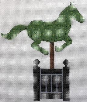click here to view larger image of Topiary - Horse (hand painted canvases)