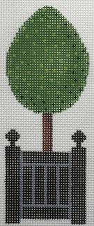click here to view larger image of Topiary - Egg (hand painted canvases)