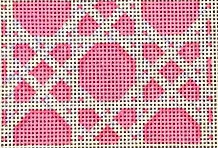 click here to view larger image of Pink Caning Small (hand painted canvases)