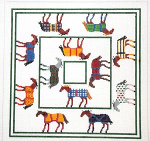 click here to view larger image of Horse Blankets (hand painted canvases)
