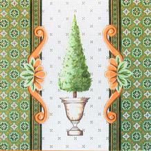 click here to view larger image of Topiary Cone - PO49A (hand painted canvases)
