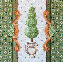click here to view larger image of Topiary Four Balls - PO49C (hand painted canvases)