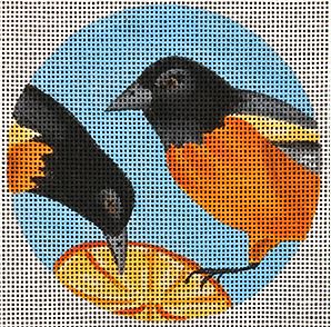 click here to view larger image of Orioles    (hand painted canvases)