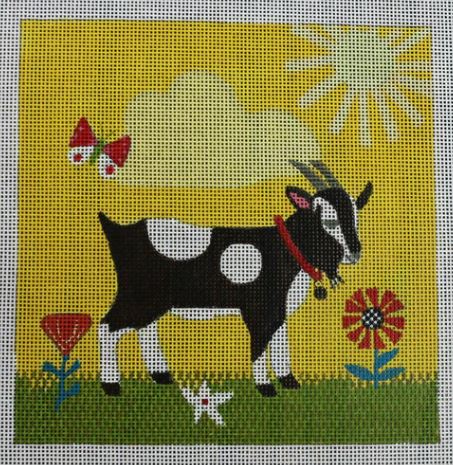click here to view larger image of Farm Goat (hand painted canvases)