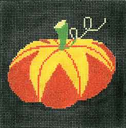 click here to view larger image of Yellow/Orange Pumpkin (hand painted canvases)