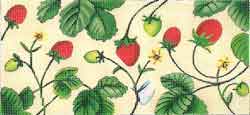 click here to view larger image of Strawberries  (hand painted canvases)