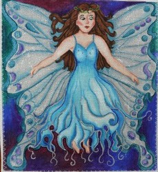 click here to view larger image of Fairy (hand painted canvases)