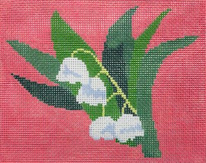 click here to view larger image of Lily of the Valley   (hand painted canvases)