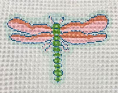 click here to view larger image of Dragonfly  (hand painted canvases)