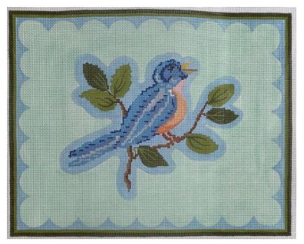 click here to view larger image of Bluebird of Happiness (hand painted canvases)