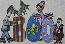 click here to view larger image of Boo (hand painted canvases)