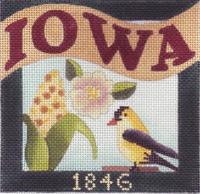 click here to view larger image of Postcard - Iowa (hand painted canvases)