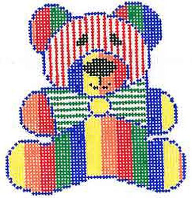 click here to view larger image of Rainbow Bear (hand painted canvases)