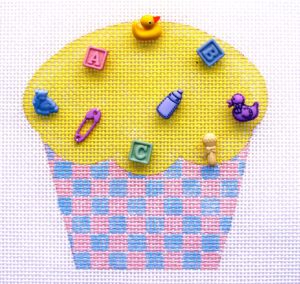 click here to view larger image of Cupcake - Baby (hand painted canvases)