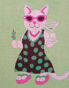 click here to view larger image of Cat Nip (hand painted canvases)
