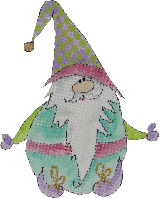 click here to view larger image of Roly Poly Wood Sprite  (hand painted canvases)