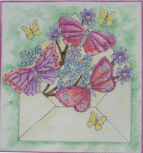 click here to view larger image of Butterflies (hand painted canvases)
