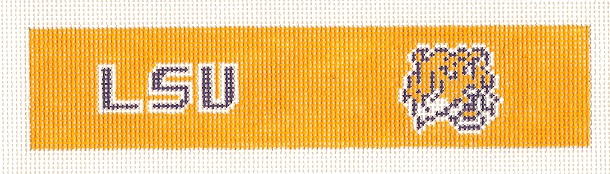 click here to view larger image of LSU Key Fob (hand painted canvases)