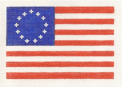 click here to view larger image of Betsy Ross Flag (hand painted canvases)
