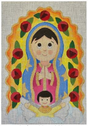 click here to view larger image of Our Lady of Guadalupe Child (hand painted canvases)