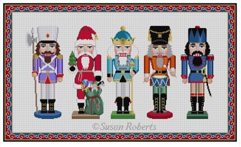 click here to view larger image of Nutcracker Collection (hand painted canvases)